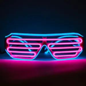 Glowing neon glasses Glowing neon glasses