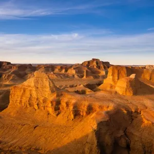 Gobi Desert Print with Dramatic Sky Gobi Desert Print with Dramatic Sky