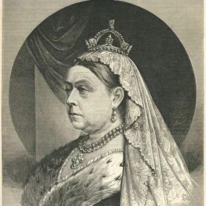 God Save Our Gracious Queen - portrait of Queen Victoria