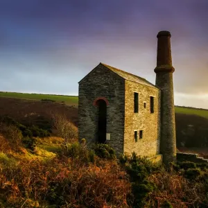 Prince William Mine Print, Trebarwith Coast, Cornwall