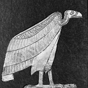 Gold Vulture Amulet From King Tuts Tomb