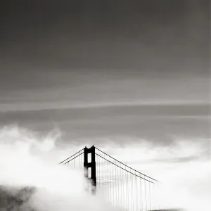 Golden Gate Bridge Fog Print Golden Gate Bridge Fog Print