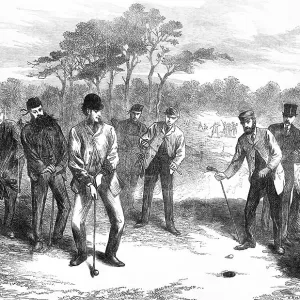 Golf Match; Engraving Golf Match; Engraving