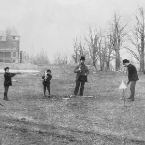 Golfers at St. Andrew's Golf Club in Yonkers Golfers at St. Andrew's Golf Club in Yonkers