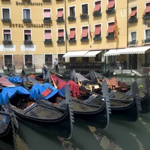 Gondolas Venice Italy
