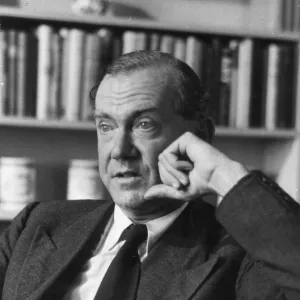 Famous Writers Framed Print Collection: Graham Greene OM CH (1904-1991)