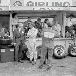 Graham Hill In The Pits