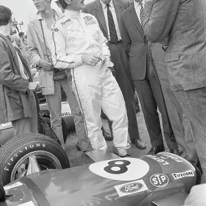 Graham Hill At Track Graham Hill At Track