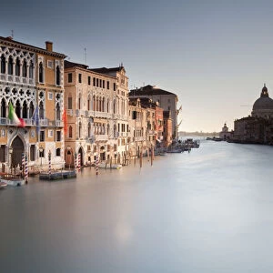 Grand Canal, Canal Grande, in the morning, Venice, Venezien, Italy