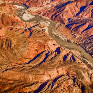 Grand Canyon Aerial Print, Northern Arizona Landscape Grand Canyon Aerial Print, Northern Arizona Landscape