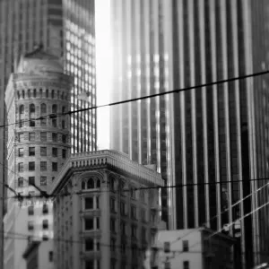 San Francisco Downtown Cityscape Print San Francisco Downtown Cityscape Print