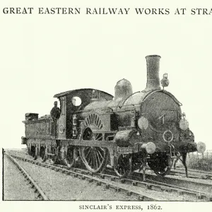 Great Eastern Railway Single Express Locomotive, 1862