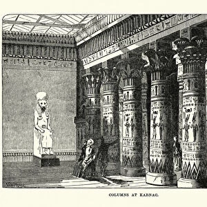 The Great Exhibition 1851 - Columns of Karnac display