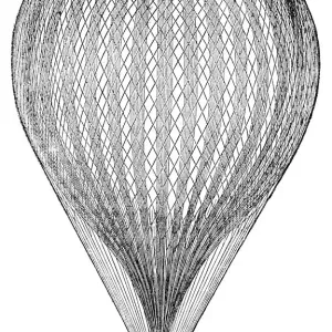 The Great Nassau balloon engraving 1878