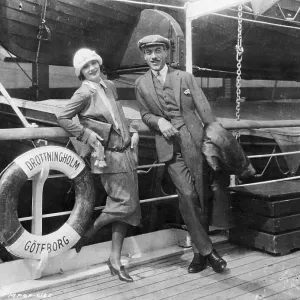 Greta Garbo with Mauritz Stiller Greta Garbo with Mauritz Stiller