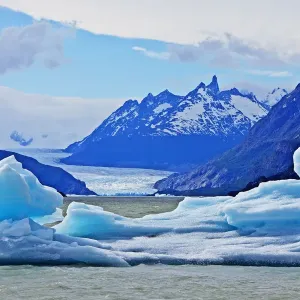 Grey Glacier, Torres Del Paine National Park Grey Glacier, Torres Del Paine National Park