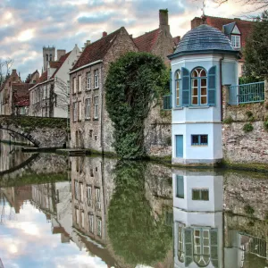 The Groenerei Canal, Bruges, Belgium