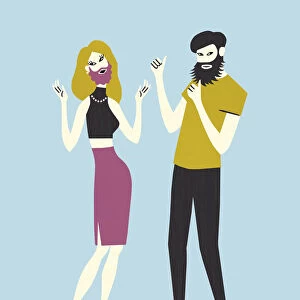 Groovy Couple with Beards