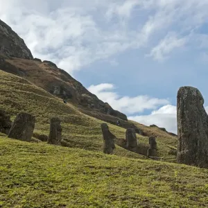 Rano Raraku Moai Heads Print Rano Raraku Moai Heads Print