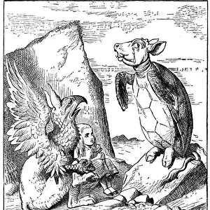 The Gryphon and Mock Turtle - Alice in Wonderland 1897
