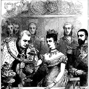 Guildhall banquet for Prince, Princess of Wales, Illustrated London News