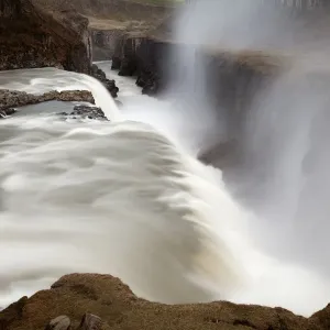Cascada de Gullfoss, Circuito Dorado, Sur de Islandia, Islandia, Europa. Cascada de Gullfoss, Circuito Dorado, Sur de Islandia, Islandia, Europa.