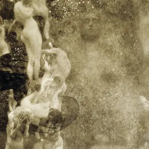 Gustav Klimt Print: The Philosophy Gustav Klimt Print: The Philosophy