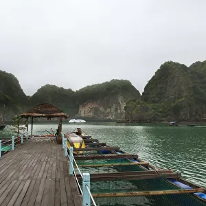 Ha Long Bay views of limestone karsts and isles