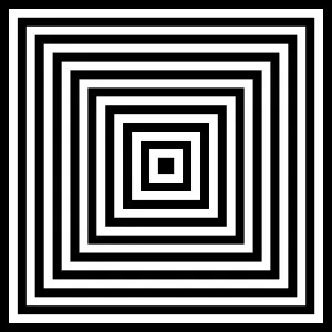 Halftone abstract background of concentric black and white squares Halftone abstract background of concentric black and white squares