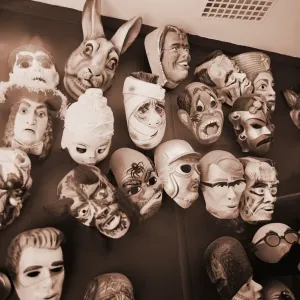 Máscaras de Halloween. Máscaras de Halloween.