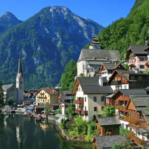 Hallstatt Village Print Hallstatt Village Print
