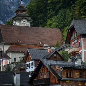 Hallstatt Village Print, Salzkammergut Region Hallstatt Village Print, Salzkammergut Region
