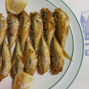 Hamsi, fried anchovies, Black Sea Region, Turkey