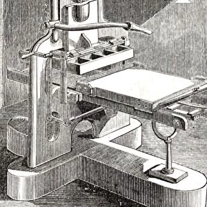 Hand printing press