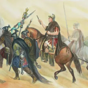 Hannibal and His Men Crossing Terrain for Battle Hannibal and His Men Crossing Terrain for Battle