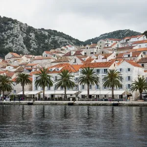Hvar Island Harbor View Print