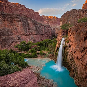 Magical Waterfalls Framed Print Collection: Havasu Falls, Arizona