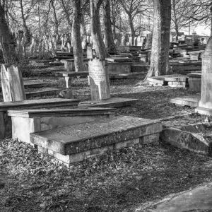 Haworth Graveyard Winter Print Haworth Graveyard Winter Print