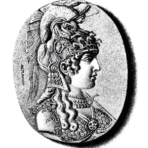 Head of Parthenos virgin Head of Parthenos virgin