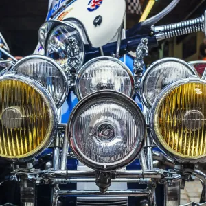 Mod Scooter Headlights Print Mod Scooter Headlights Print