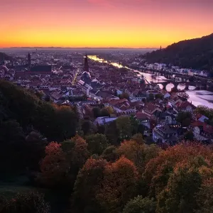 Heidelberg Autumn Twilight Print