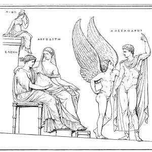 Helena, daughter of Zeus, in preparation for kidnapping Helena, daughter of Zeus, in preparation for kidnapping