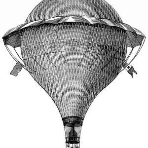 helium balloon flying