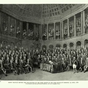 Henry Grattan, Declaration of the Irish Rights, 18th Century Henry Grattan, Declaration of the Irish Rights, 18th Century