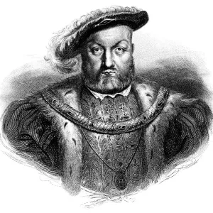 Henry VIII Engraving Print (1876)