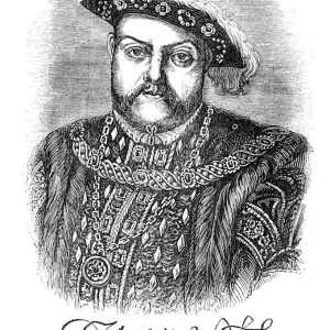 Henry VIII Engraving Henry VIII Engraving