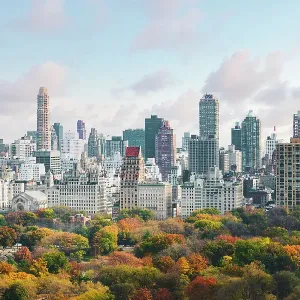 Upper West Side Manhattan Skyline Print Upper West Side Manhattan Skyline Print