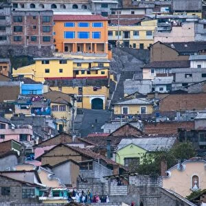 A Hillside View of Urban Quito