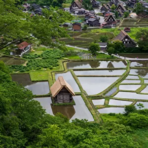 Historic Villages of Shirakawa-go in spring