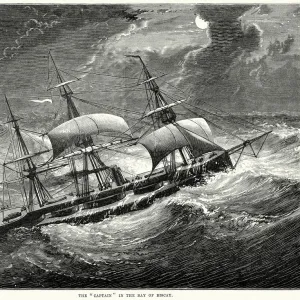 HMS Captain in the Bay of Biscay